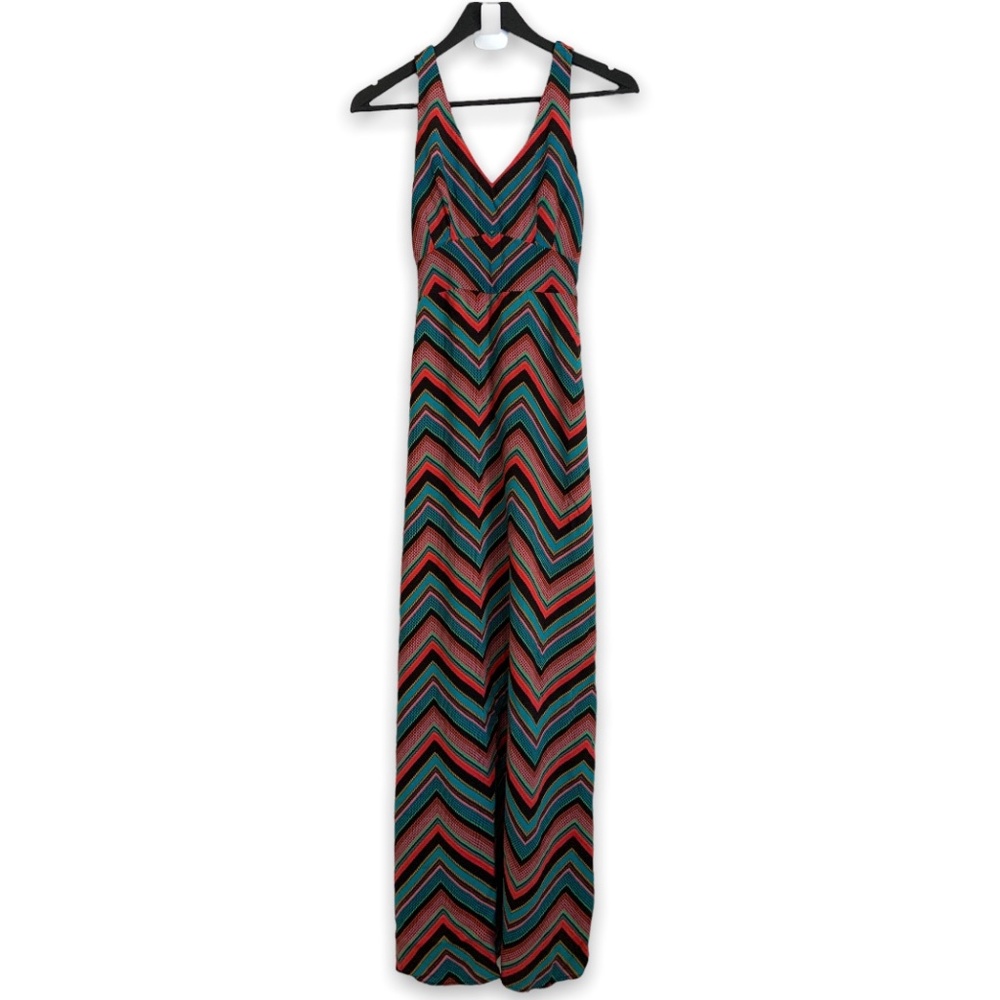 Dynamite Y2K Aztec Bohemian Smocked Maxi Dress